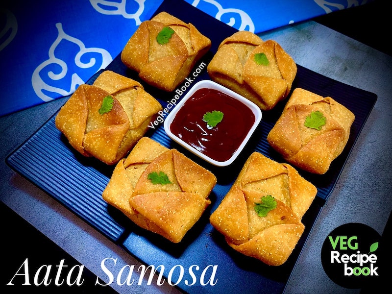 Baked Samosa Masala Box Recipe | Baked Atta Samosa Recipe