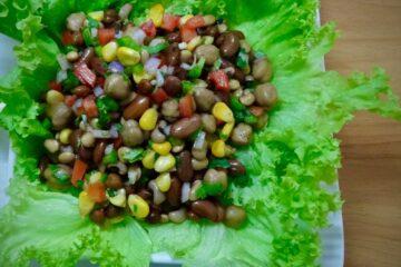 मैक्सिकन बीन सलाद रेसिपी | मिक्स्ड बीन्स सलाद रेसिपी | Mexican Bean Salad Recipe in Hindi | Mixed bean salad Recipe in Hindi
