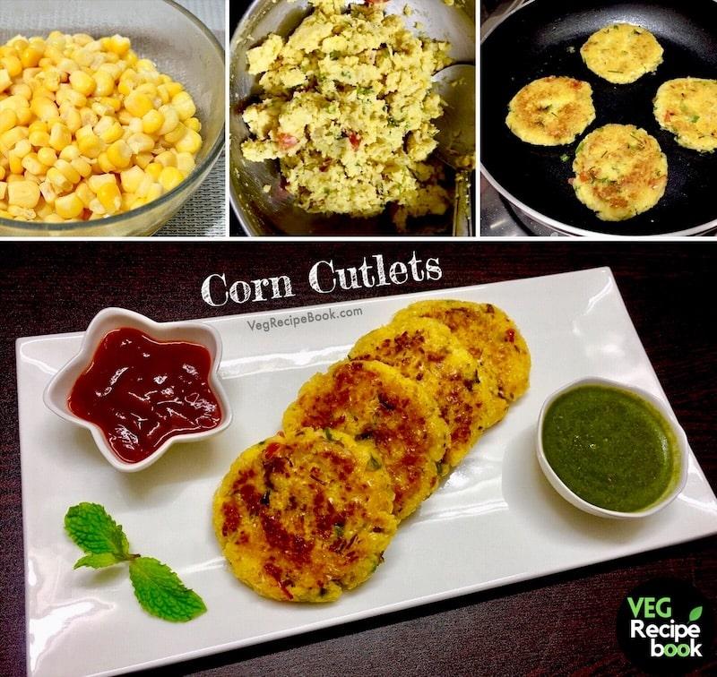 कॉर्न कटलेट रेसिपी | कॉर्न कबाब रेसिपी | Corn Cutlet Recipe in Hindi | Corn Kebab Recipe in Hindi