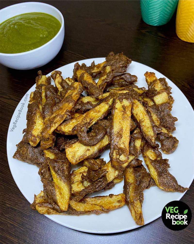 navratri french fries recipe in hindi | aloo fries recipe in hindi for fast / vrat | vrat wale french fries in hindi
