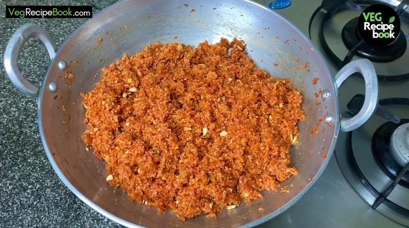 carrot halwa recipe with jaggery
