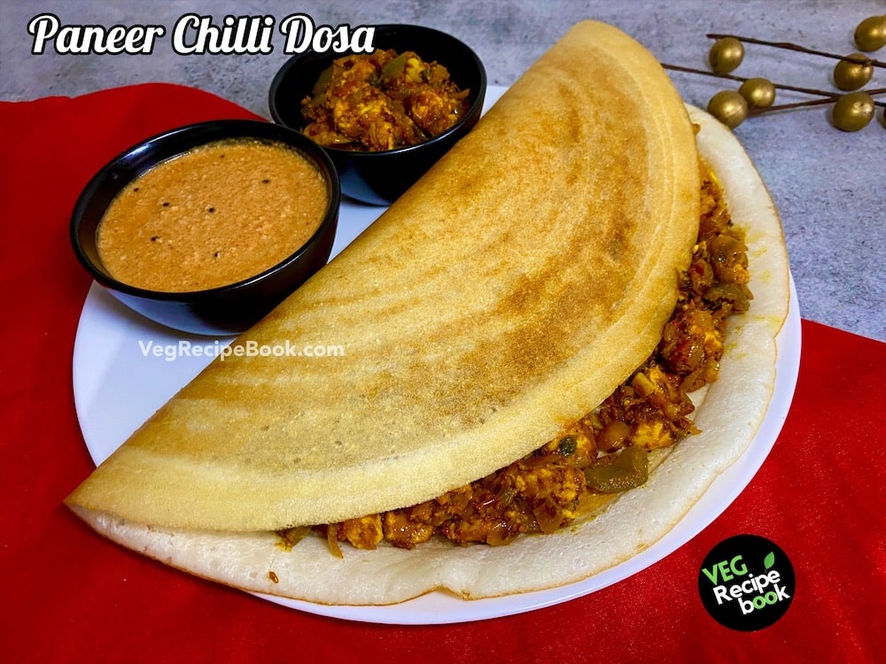 Paneer Chilli Dosa Recipe | Paneer Dosa Recipe | Indian Breakfast Recipes | Mumbai Street Food