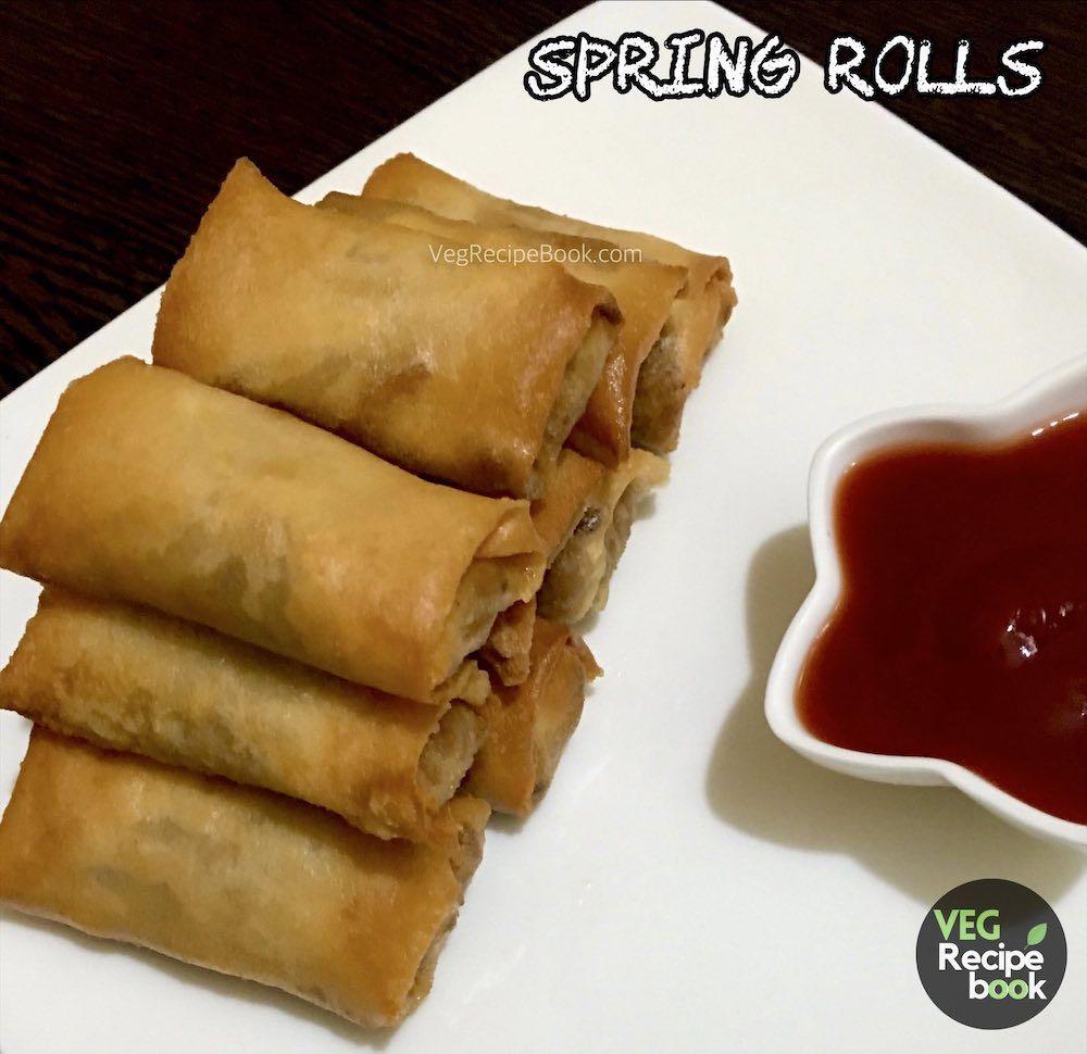 Noodles Spring Roll Recipe | Vegetable Spring Rolls with Noodles | Veg Noodles Spring Roll Recipe