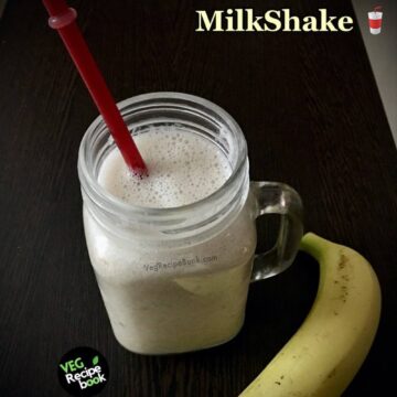 Banana Milkshake Recipe (Without Ice Cream) | Healthy Banana Shake Recipe
