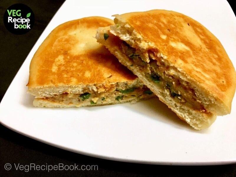 Potato Kulcha Sandwich Recipe | Aloo Kulcha Sandwich Recipe