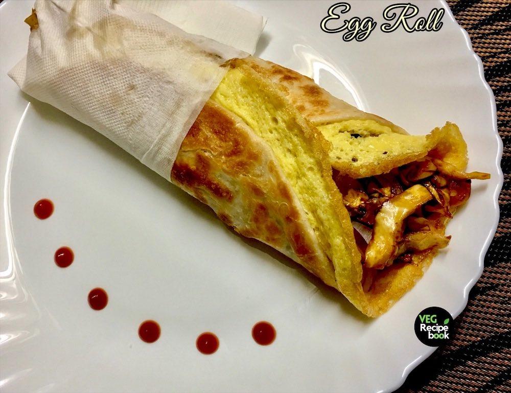 simple egg roll recipe | egg frankie recipe | egg wrap recipe | anda roll recipe
